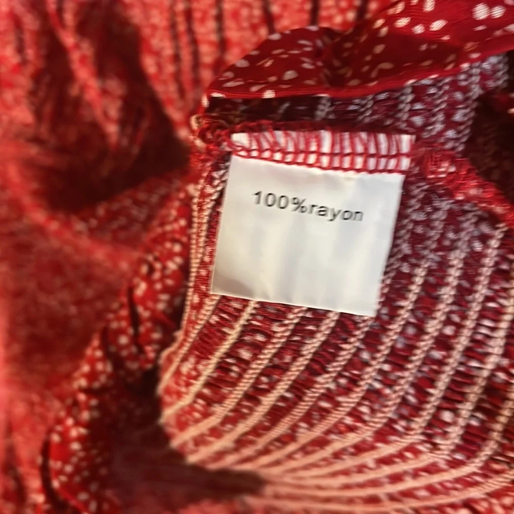 NWT Princess Polly Blakey Top Red/ White Flowers 💮 - Picture 8 of 8